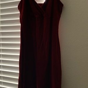 Maroon bodycon dress